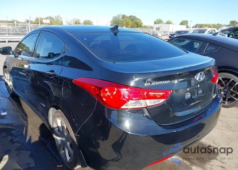 2013 Hyundai Elantra Limited from USA, damaged, VIN 5NPDH4AEXDH277534